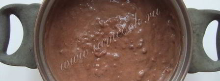 шоколадная рисовая каша. Шаг 12