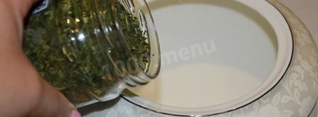 чай из листьев малины. Шаг 3