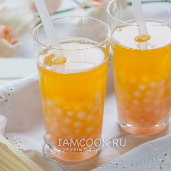 Рецепт чая с тапиокой