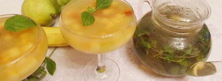 чайное желе с фруктами. Шаг 10