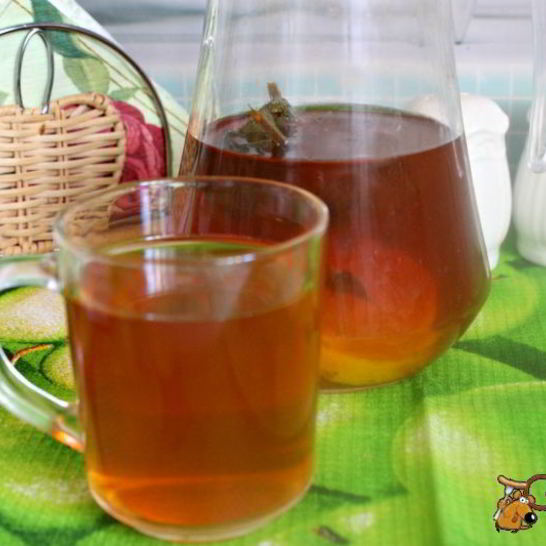 Рецепт холодного чая с мятой, имбирем и лимоном