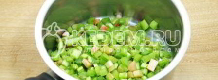 холодный чай с ревенем. Шаг 5