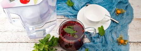 клюквенный чай с мятой. Шаг 7