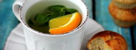 мятный чай с апельсином. Шаг 7