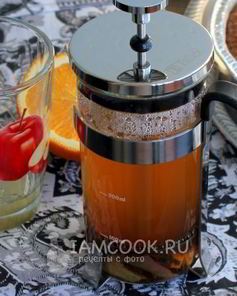 Яблочный чай с апельсином