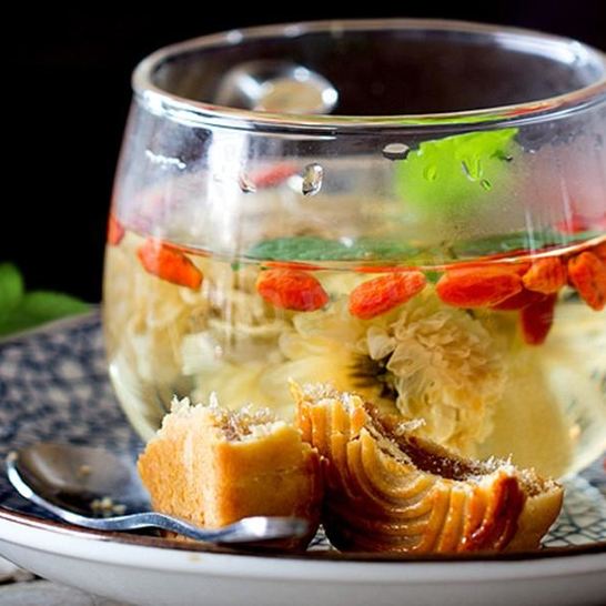 Рецепт зеленого чая с ягодами годжи