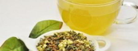 зеленый чай с жареным рисом. Шаг 7