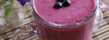 чернично-клубничный коктейль. Шаг 5