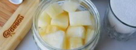 дыня в сиропе без стерилизации. Шаг 4