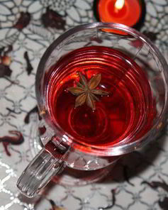 Безалкогольный глинтвейн из каркаде