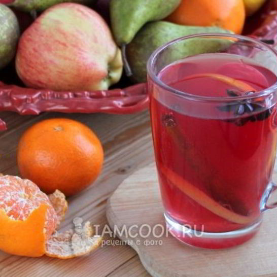Рецепт глинтвейна безалкогольного из сока