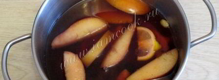 глинтвейн безалкогольный из сока. Шаг 8