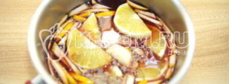 глинтвейн с апельсином. Шаг 7