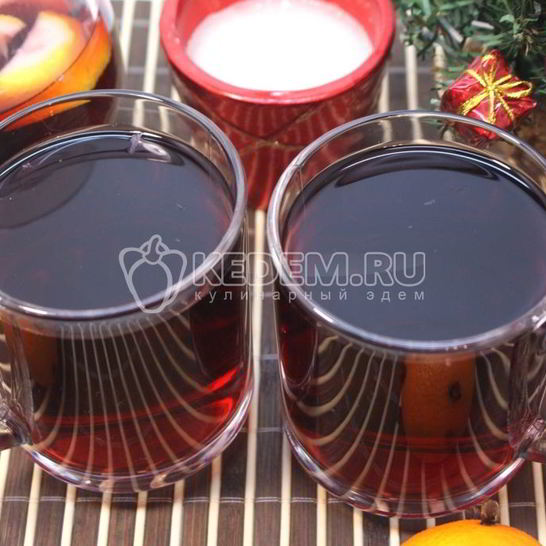 Рецепт глинтвейна с лимоном