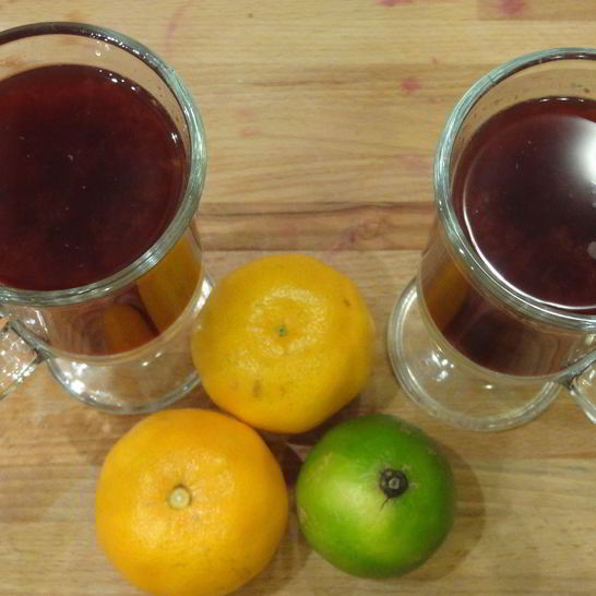 Рецепт глинтвейна с мандаринами и имбирем