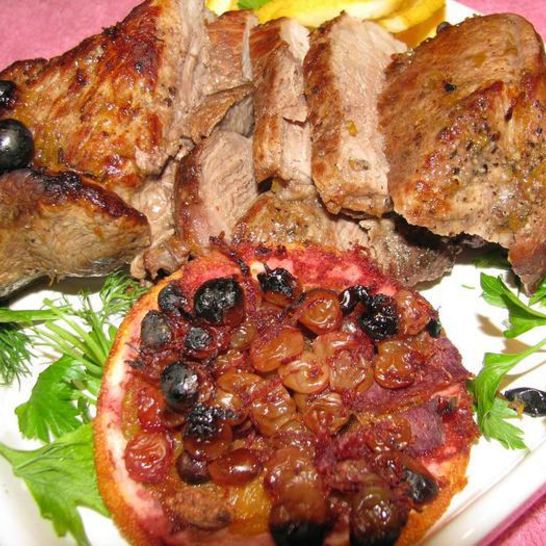 Рецепт свинины глинтвейн с апельсинами