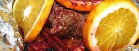 свинина глинтвейн с апельсинами. Шаг 6