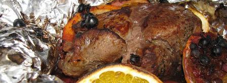 свинина глинтвейн с апельсинами. Шаг 7