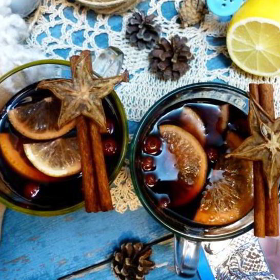 Рецепт вишневого безалкогольного глинтвейна