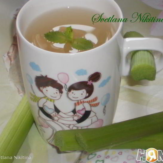 Рецепт киселя из ревеня