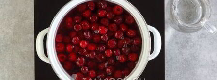 кисель из замороженной вишни. Шаг 4