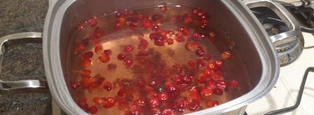 кисель клюквенный. Шаг 3