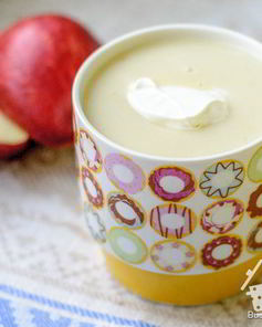 Яблочно-молочный кисель