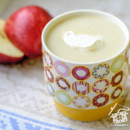 Рецепт яблочно-молочного кисель