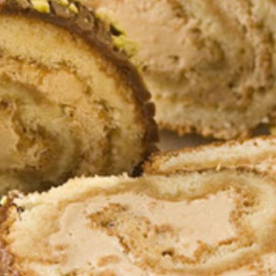 Рецепт рождественского полена с кофе