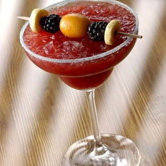 Рецепт ежевичного физа с джином