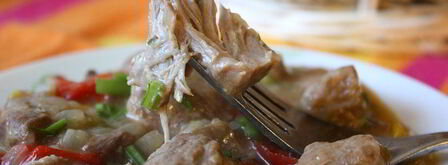 свинина, тушеная с вином и перцем. Шаг 8