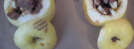 яблоко, запеченное с виски и корицей. Шаг 4