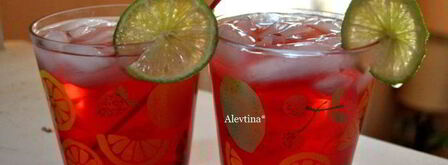 клюквенно-малиновый коктейль. Шаг 4