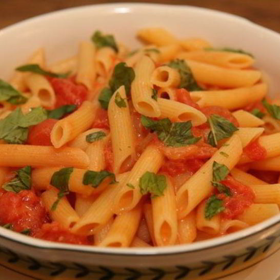 Рецепт макарон с водкой