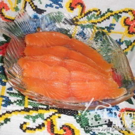 Рецепт малосольных форель с водкой