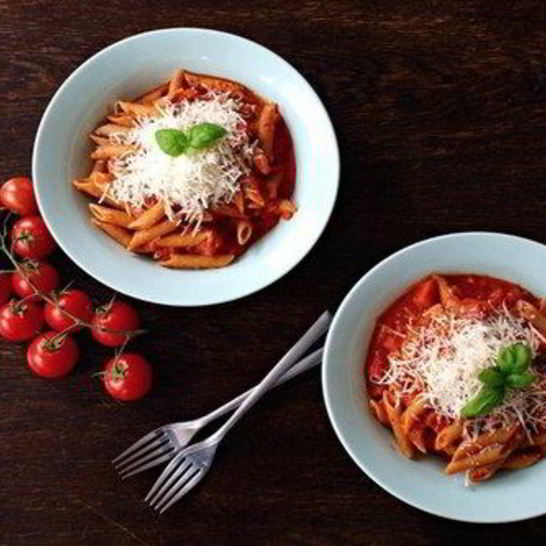 Рецепт пенне с водкой и пармезаном