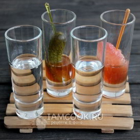 Рецепт шутера коктейли с водкой