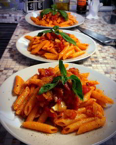 Спагетти с водкой