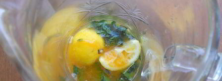 абрикосовый лимонад с мятой. Шаг 6