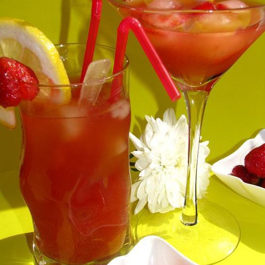 Рецепт имбирно-клубничного лимонад