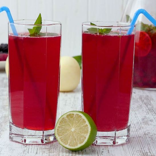 Рецепт лимонада из ягод