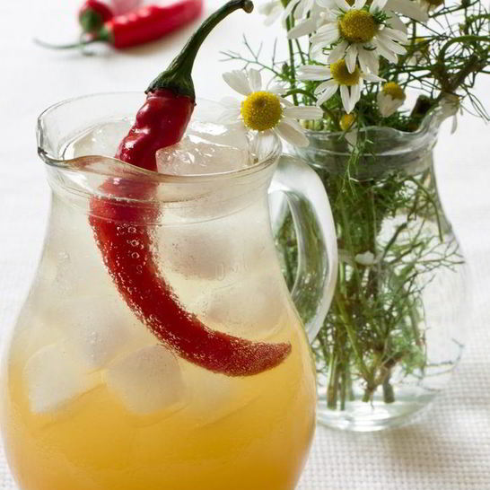 Рецепт ромашкового лимонада с чили