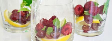 безалкогольный мохито с малиной. Шаг 8