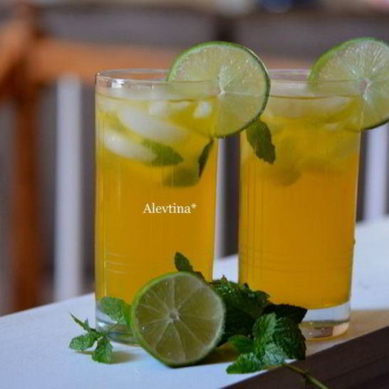 Рецепт чая мохито со льдом