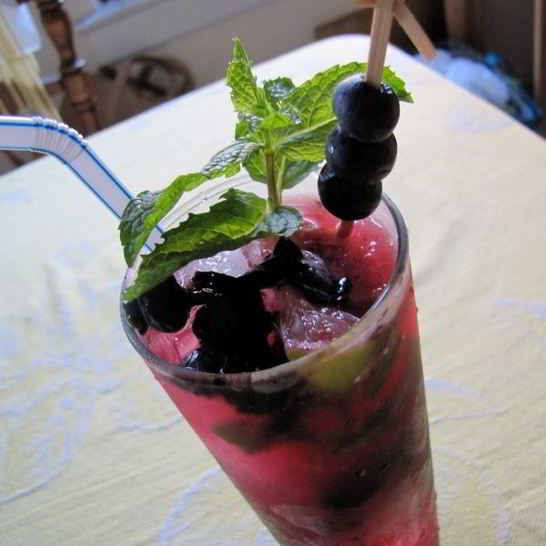 Рецепт черничного мохито