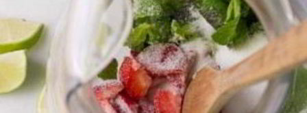 мохито безалкогольный клубничный. Шаг 3