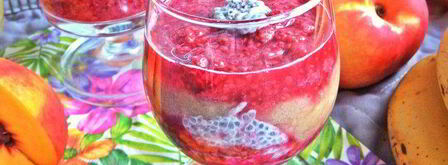 коктейль-десерт на основе молока и фруктов. Шаг 14