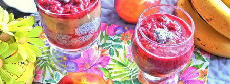 коктейль-десерт на основе молока и фруктов. Шаг 15