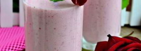 молочно-клубничный коктейль в шейкере. Шаг 7