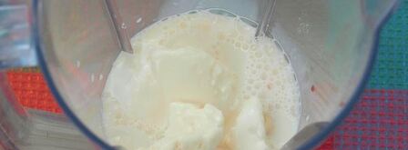 молочный клубнично-банановый коктейль. Шаг 4